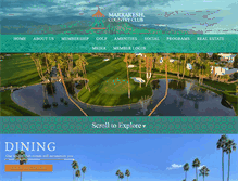 Tablet Screenshot of marrakeshcountryclub.com